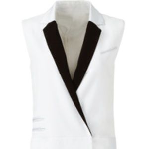 Rachel Zoe Lapel Shift Tuxedo Dress Size 4